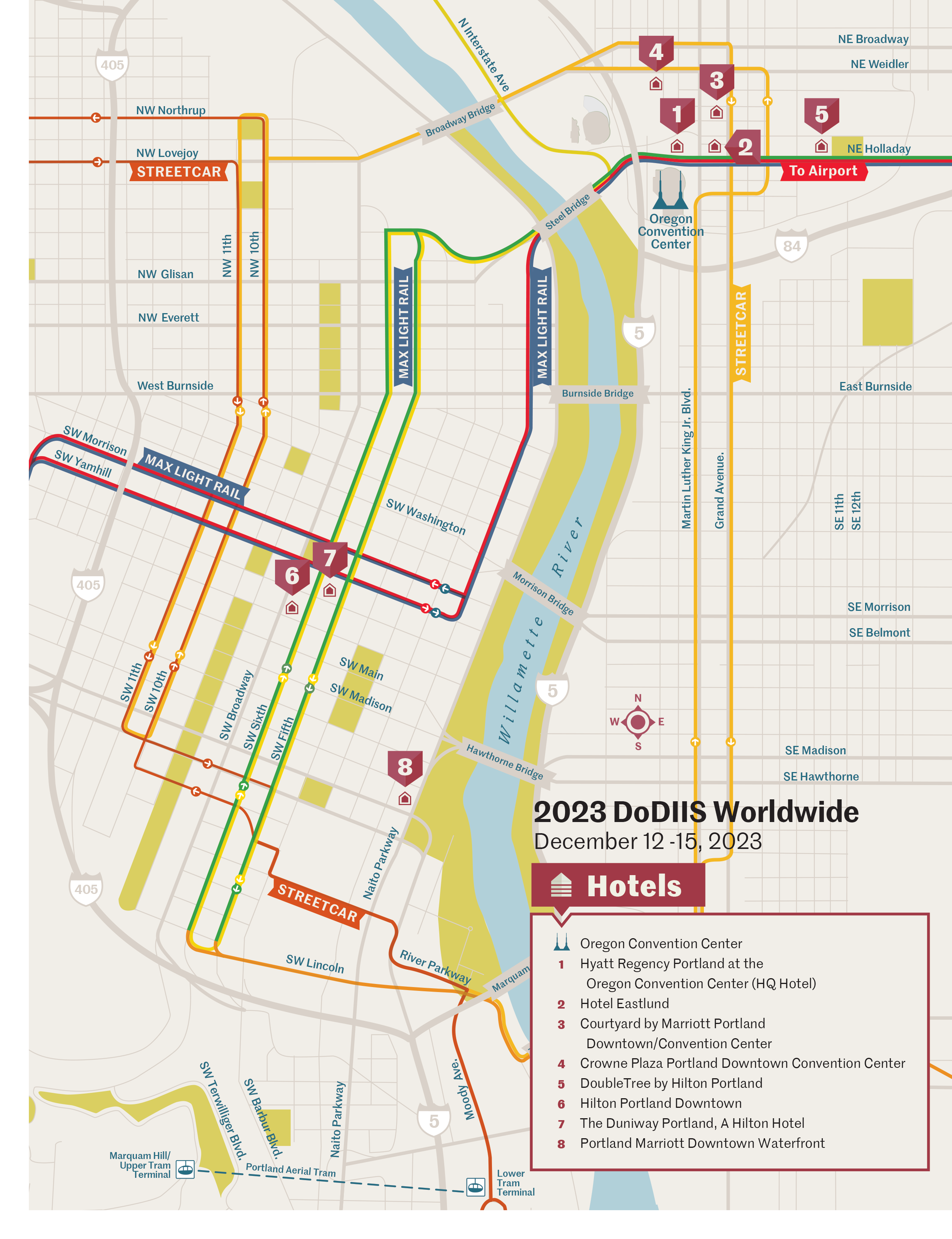 DoDIIS Worldwide Conference 2023 Hotels NCSI